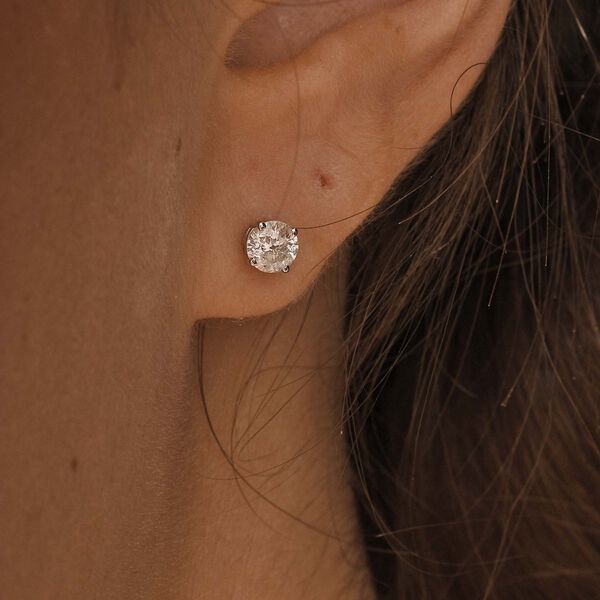 New York Kollektion - IGI zertifizierte Diamant-Ohrringe- 0,65 ct. image number 7