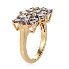 AA Tansanit Ring 925 Silber Gelbgold Vermeil  ca. 2,37 ct image number 4