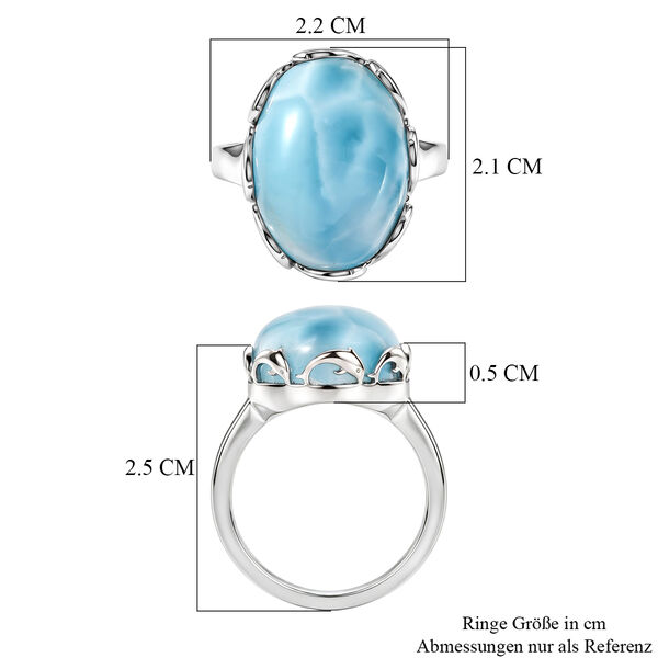 D'Joy Larimar Ring - 13,99 ct. image number 6