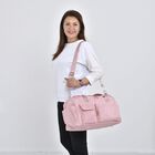 Tasche mit Multifächern aus wasserfestem Nylon, rosa image number 1