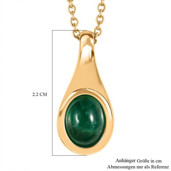 Kagem sambischer Smaragd-Anh&auml;nger mit Kette - 2 ct. image number 5
