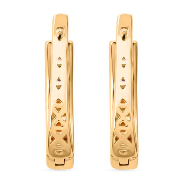 AA Mehrfarbige Saphir Ohrringe, 925 Silber Gelbgold Vermeil ca. 1.80 ct image number 5