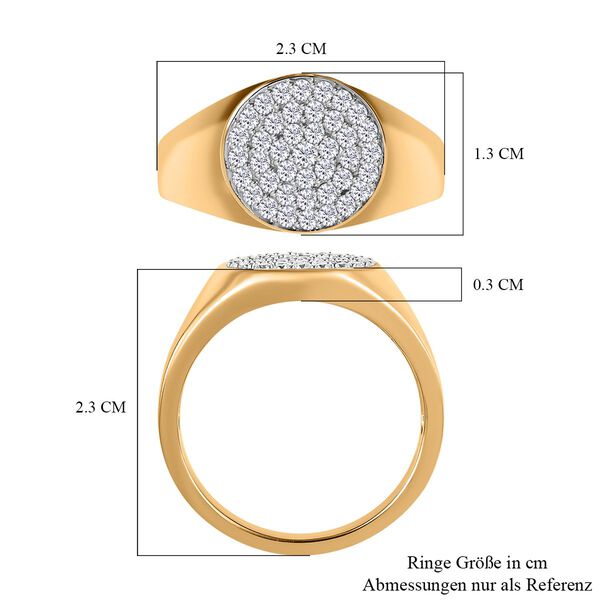 Moissanit Ring, ca. 0.60 ct image number 6