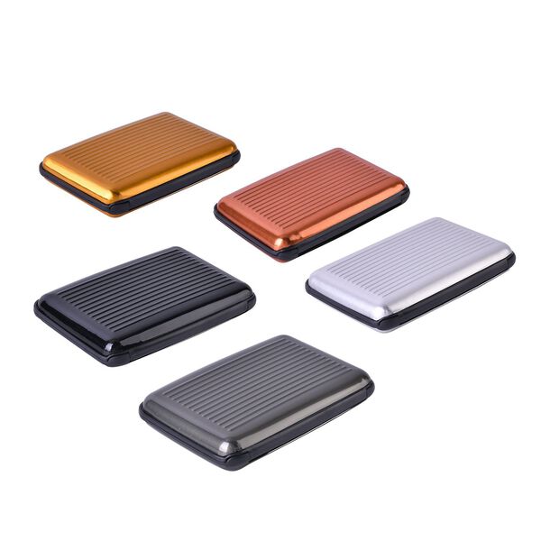 5er-Set RFID Kartenhalter, mehrfarbig image number 9