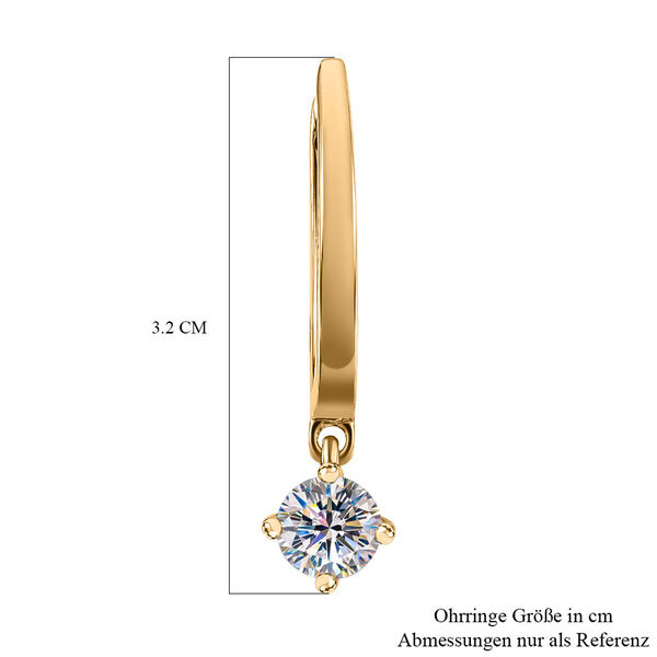 Moissanit Ohrringe - 0,83 ct. image number 5