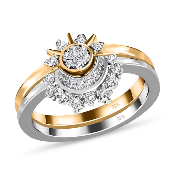 Funkelndes Sonnen- und Mond-Ring-Set image number 8