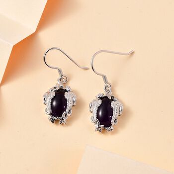 AA Afrikanische Amethyst-Ohrringe - 11,51 ct.