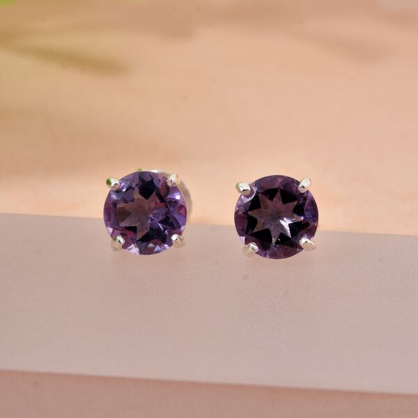 Rosa Amethyst Ohrringe - 0,88 ct. image number 1
