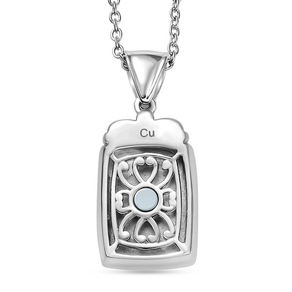 Sleeping Beauty Matrix T&uuml;rkis Schmuckset ca. 6.50 ct image number 5