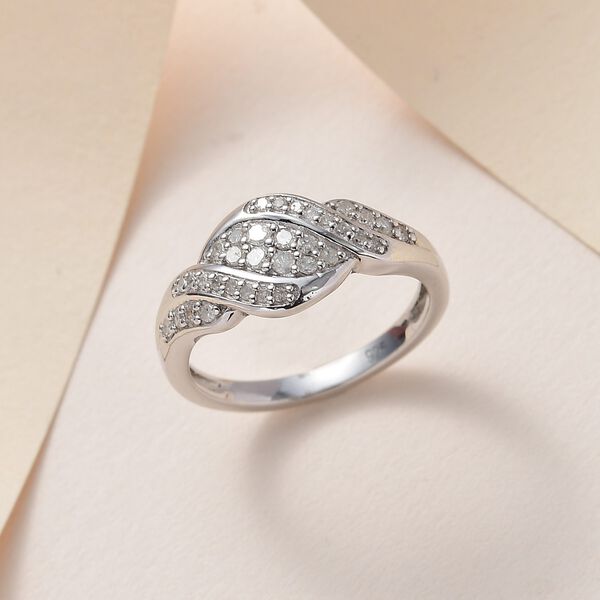 Weißer Diamant-Ring - 0,33 ct. image number 1