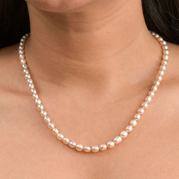 D'Joy AAA Pfirsich-S&uuml;&szlig;wasserperle 45cm Halskette image number 3