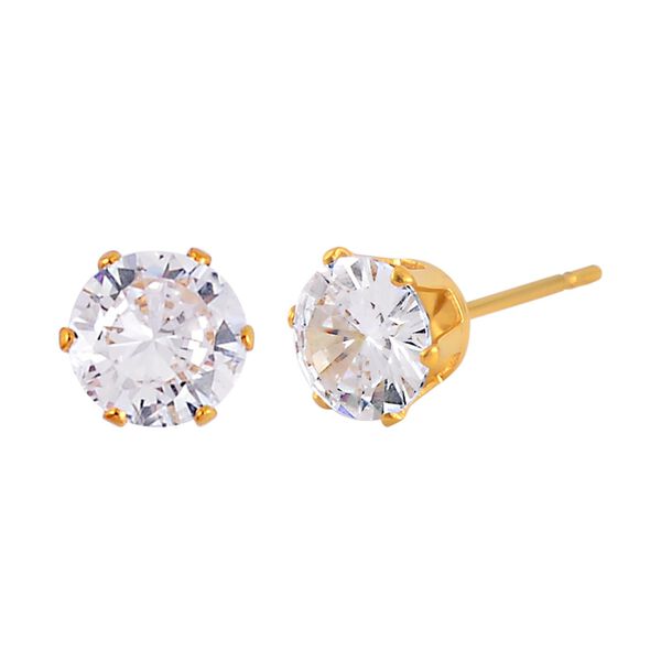 EVER TRUE Zirkonia Ohrringe Set in Goldton image number 6