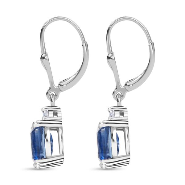 D'Joy AA Nat&uuml;rliche Kaschmir Kyanit und Zirkon Ohrringe - 2,88 ct. image number 4