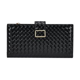 PU-Leder Brieftasche mit RFID-Schutz, schwarz