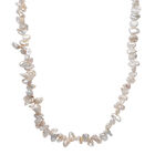 AA Süßwasser Perle Halskette ca. 45 cm + 5 cm Extender, 925 Silber rhodiniert