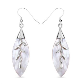 Royal Bali Kollektion - Perlmutt Ohrringe, 925 Silber
