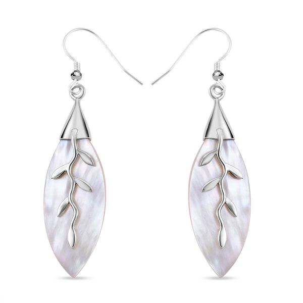 Royal Bali Kollektion - Perlmutt Ohrh&auml;nger 925 Silber&nbsp;