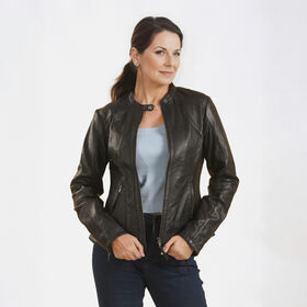 LA MAREY 100% Lammleder-Jacke, Größe 40, Schwarz