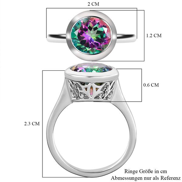 Nordlicht mystischer Topas-Ring - 4,39 ct. image number 7