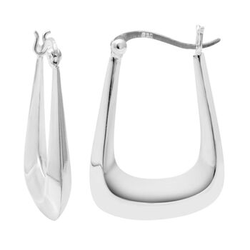 Creolen, 925 Silber rhodiniert