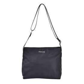Sencillez - Crossbody Handtasche mit Schultergurt, Schwarz