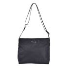 Sencillez - Crossbody Handtasche mit Nylonfutter und RFID Schutz, 112cm Schultergurt, 27x14.5x23 cm, Schwarz