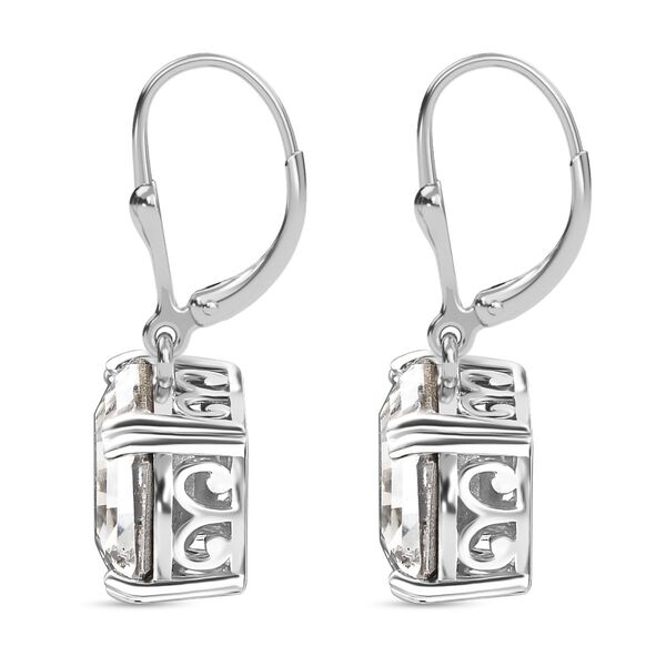 J Francis gefertigt mit SWAROVSKI- Weiße Swarvoski Kristall Ohrringe image number 5