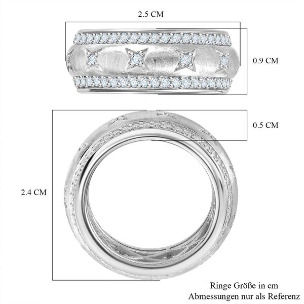 Moissanit Ring - 1,32 ct. image number 6