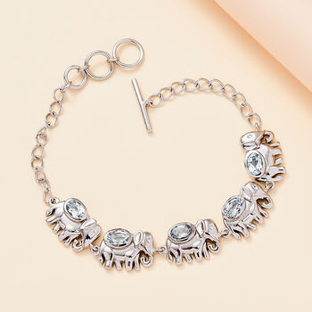 Himmelblaues Topas-Armband, 16,5 cm - 2,95 ct.