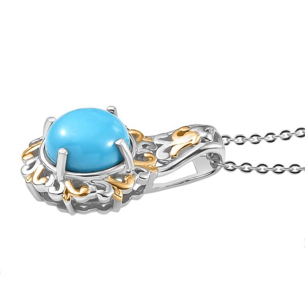 D'Joy AA Sleeping Beauty T&uuml;rkis zweifarbiger Ring und Anh&auml;nger mit 50cm Kette image number 4