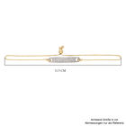 Diamant-Armband, 19 cm, 925 Silber Gelbgold Vermeil ca. 0,50 ct image number 6