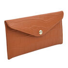 Long Size Brieftasche mit RFID Schutz, 100% echtes Leder, Größe 20,5x10 cm, Braun image number 1