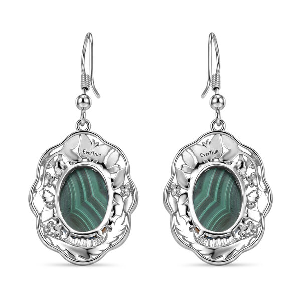 EVER TRUE AA Malachit Ohrringe Nickelfreies Messing ca. 14.50 ct image number 4