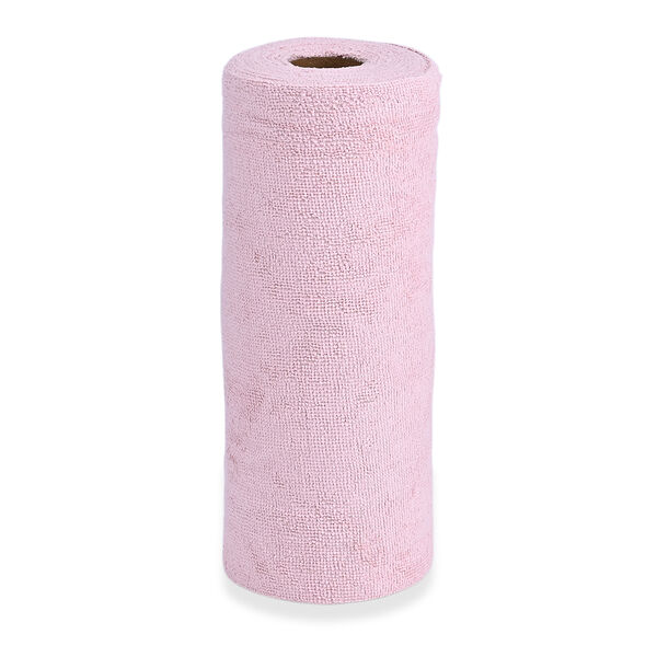 Wiederverwendbare Abrei&szlig;-Mikrofaserrolle, 30x30cm, Rosa image number 4