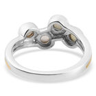 Natürlicher Äthiopischer Opal Ring 925 Silber Bicolor  ca. 0,41 ct image number 5