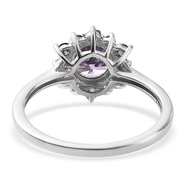 LUSTRO STELLA - Amethyst Zirkonia Ring 925 Silber platiniert  ca. 1,71 ct image number 6