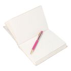 3er Set - Notizbuch mit Einband aus 100% echtem Leder, Kugelschreiber und Schlüsselanhänger gefüllt mit echtem Rubin image number 7