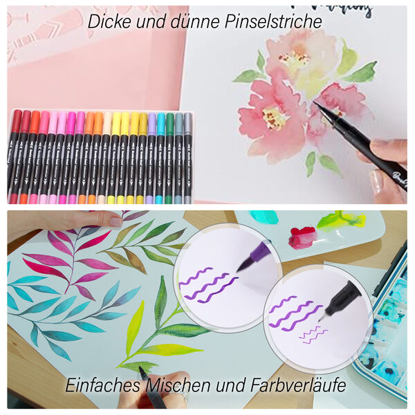 Malset mit 80 Wasserfarben image number 4