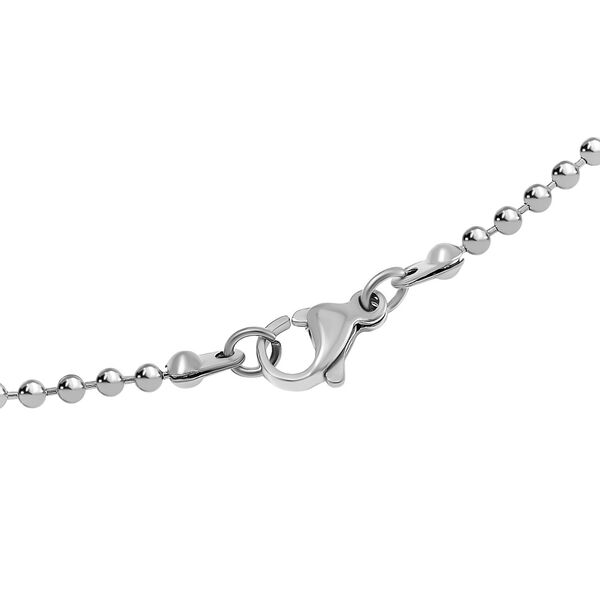 3er-Set - Kugelkette 40 cm, Gliederkette 45 cm und Ankerkette 55 cm, Silberton image number 5