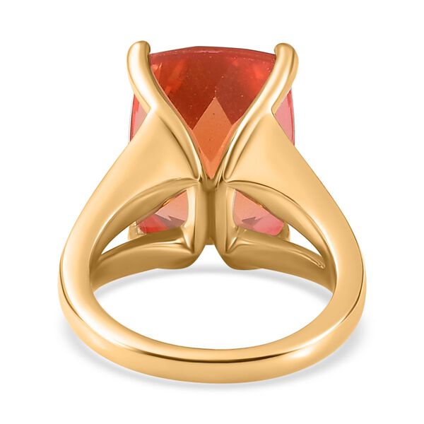 Padparadscha Quarz Triplett Ring, ca. 12,96 ct. image number 6
