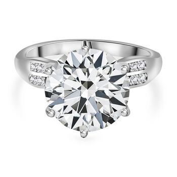 Moissanit Ring - 5,95 ct.