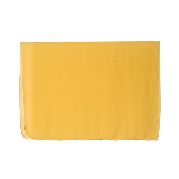 LA MAREY – Chiffon Schal aus Maulbeerseide, Gelb image number 8