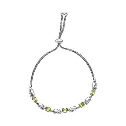 Flexibles Peridot Armband, 25,5 cm - 2,30 ct. image number 0