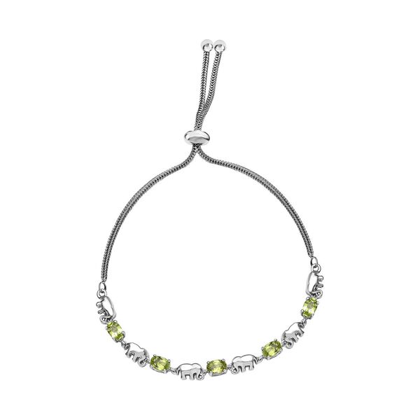 Flexibles Peridot Armband, 25,5 cm - 2,30 ct. image number 0