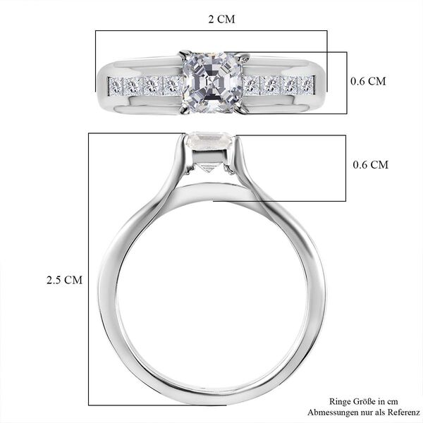 Moissanit Ring - 1,15 ct. image number 5