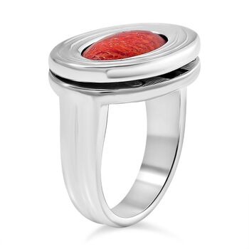 Austauschbarer Multi-Edelstein-Ring in Silberton