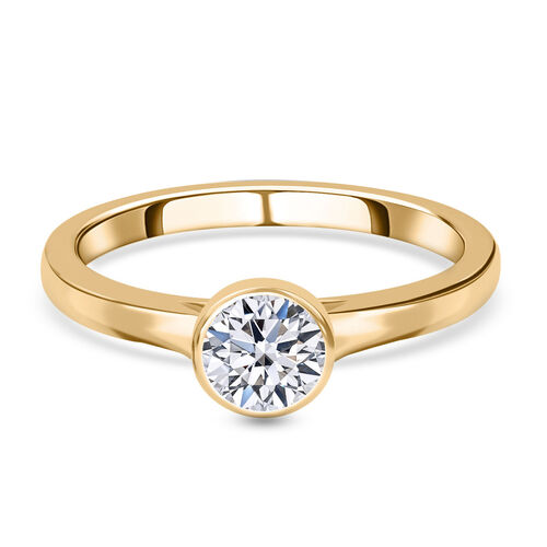 LUXURIANT DIAMOND- IGI zertifizierter SI-GH Labor Diamant Ring in 585 Gelbgold - 0,50 ct. image number 0