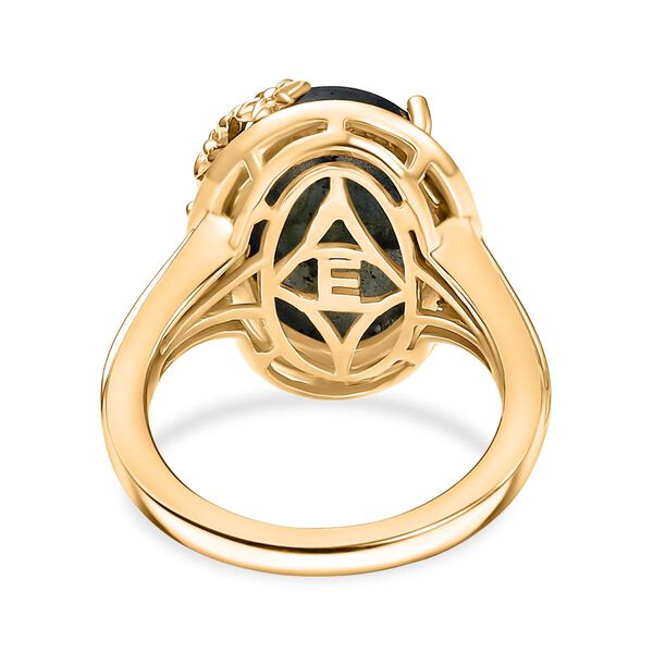 EverTrue AAA Labradorit und Zirkon Ring - 7,32 ct. image number 6