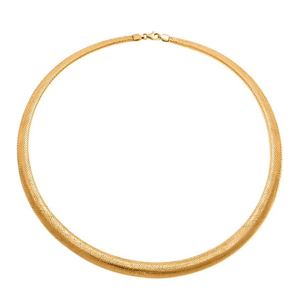 Maestro Collection- Omega-Halskette im Mesh-Design, 585 Gold, 3,31g