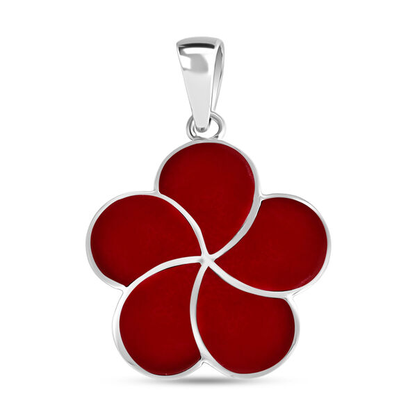 D'Joy Royal Bali Koralle Anh&auml;nger 925 Silber